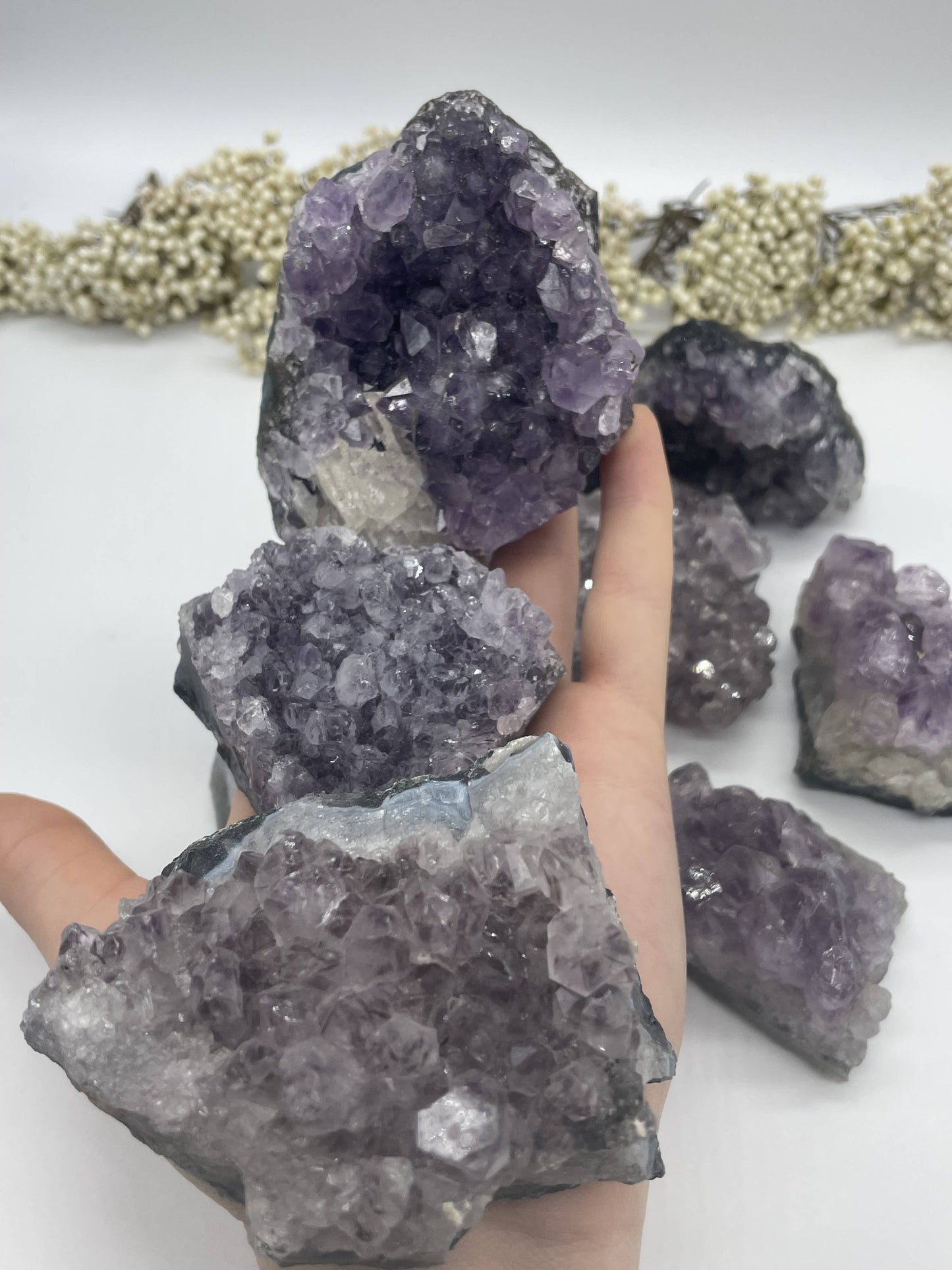 Amethyst Handstücke