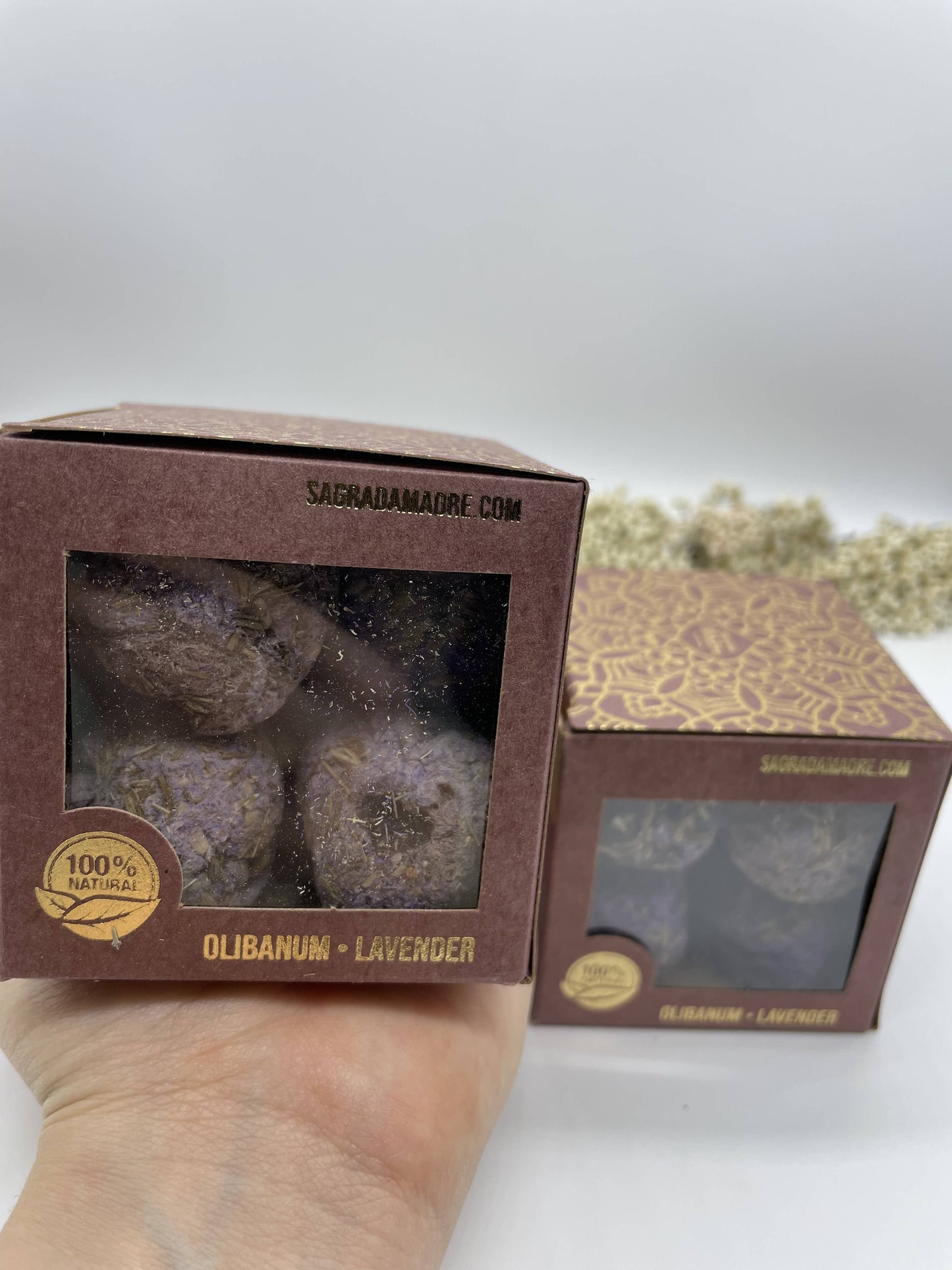 Olibanum Lavendel Smudge Bomb