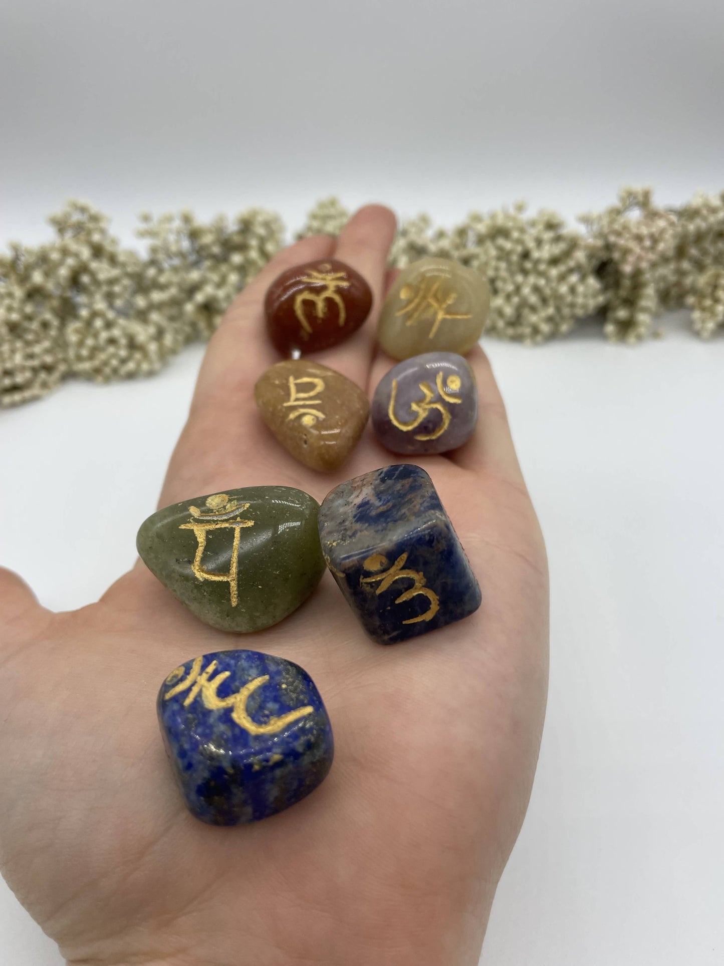 Chakra Trommelstein Set 7 Stück