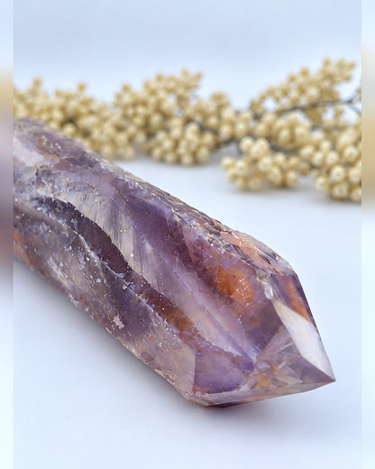 Rohe Amethystspitze – Naturkristall & Unikat in Violett