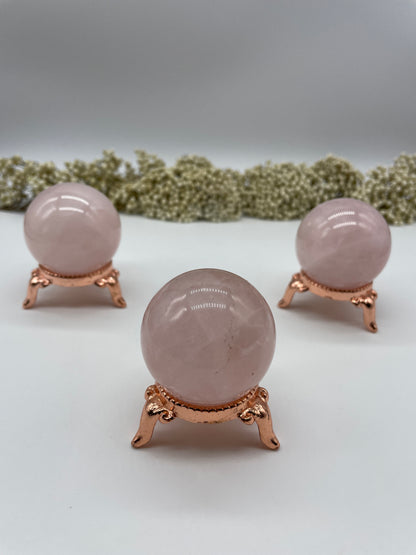 Feng Shui Rosenquarzkugel