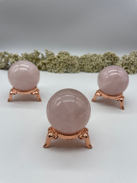Feng Shui Rosenquarzkugel