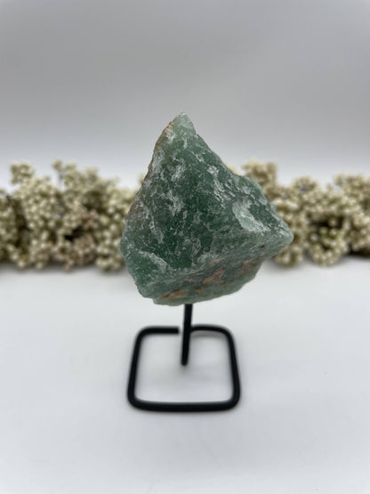 Aventurin auf Metallhalterung