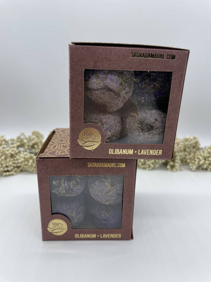 Olibanum Lavendel Smudge Bomb