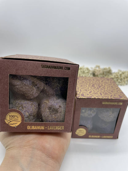 Olibanum Lavendel Smudge Bomb