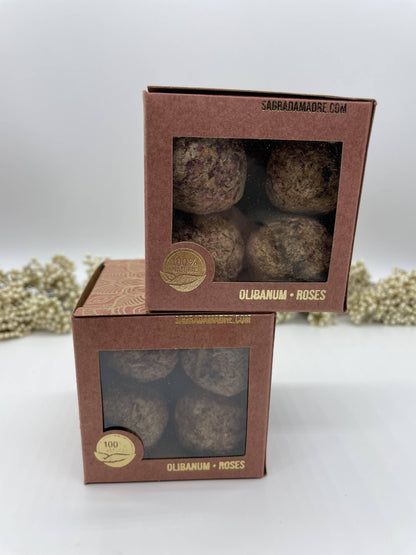 Olibanum Rose Smudge Bomb