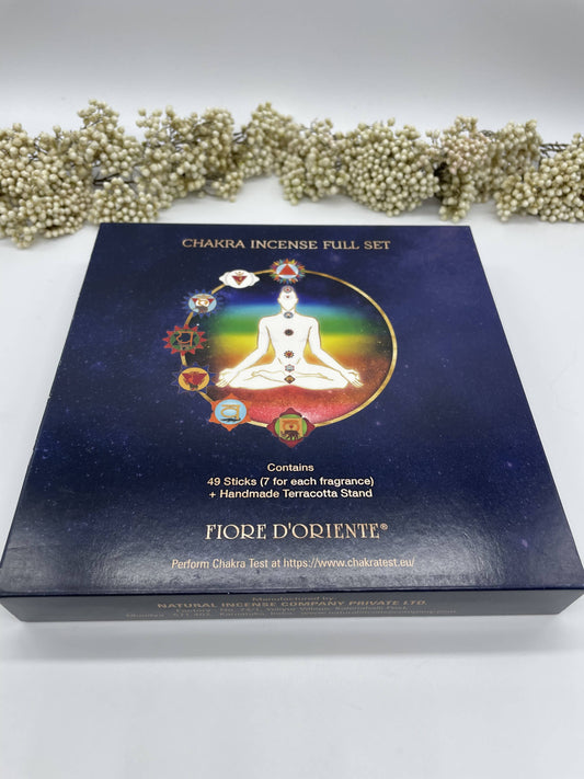 Fiore d`Oriente Chakra-Räucherstäbchen Set