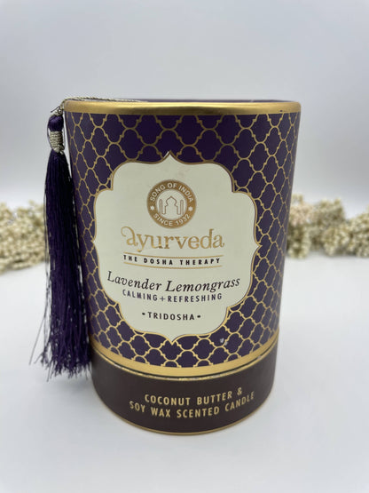 Ayurveda Duftkerze Tridosha Lavendel Zitronengras