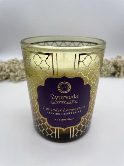Ayurveda Duftkerze Tridosha Lavendel Zitronengras